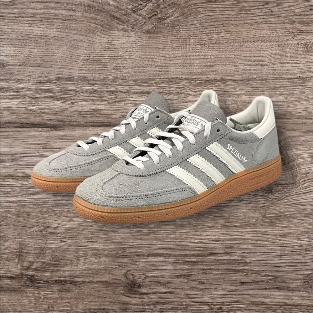 Copied - Copied - adidas Originals Handball Spezial (Silver Pebble Gum, Womens)